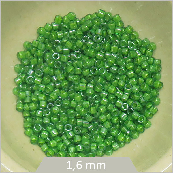 5g de perles Miyuki Delica 11/0, DB0274 vert prairie