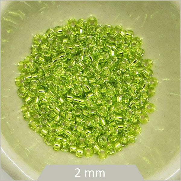 5g de perles Miyuki Rocaille 11/0, 0014 chartreuse