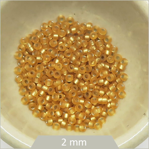 5g de perles Miyuki Rocaille 11/0, 0004 or foncé