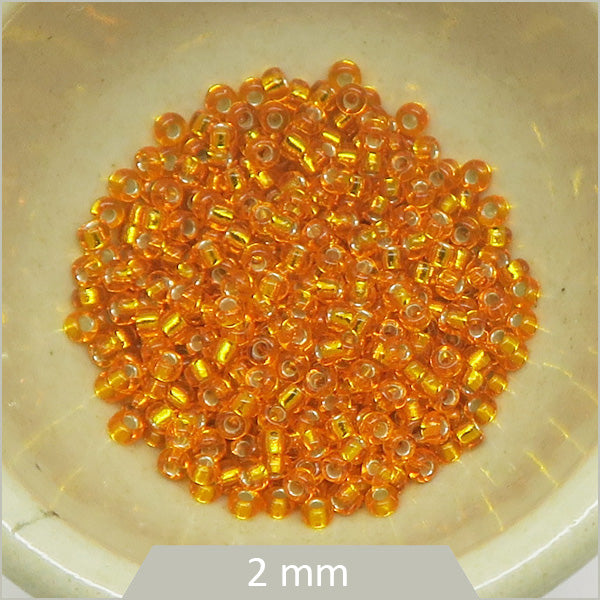 5g Rocaille Miyuki  11/0, 0007 orange clair