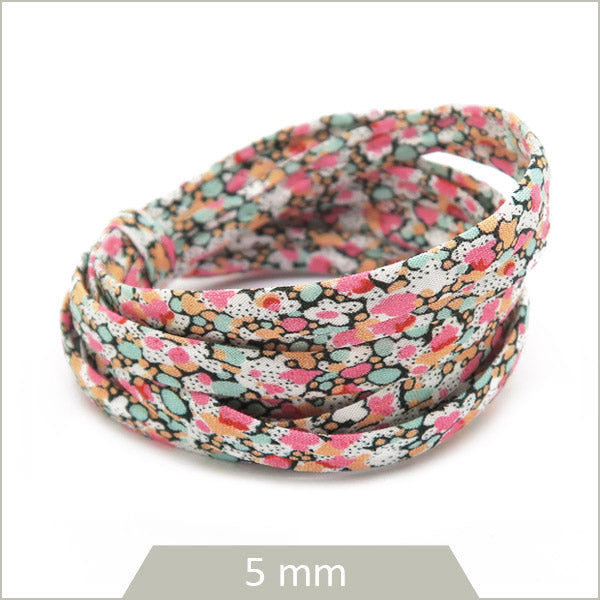 Vente cordon liberty fleuri pour bracelet