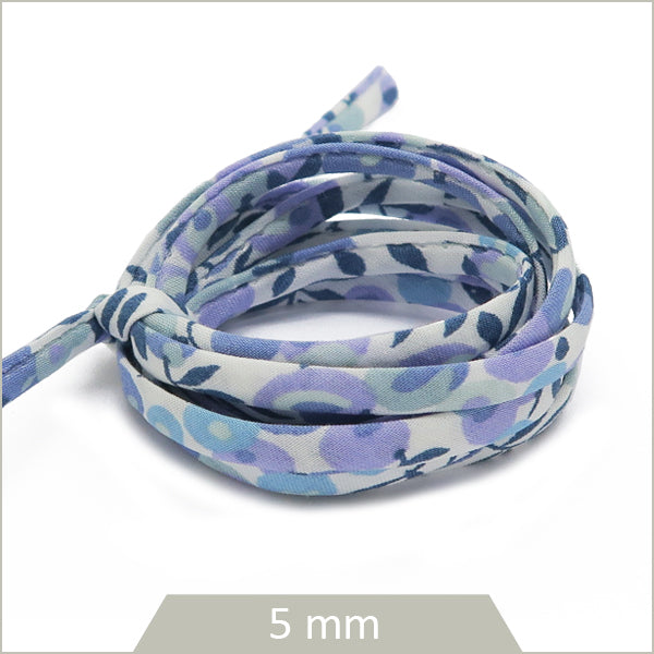 1 m de cordon Liberty 5mm Wiltshire Lavande douce