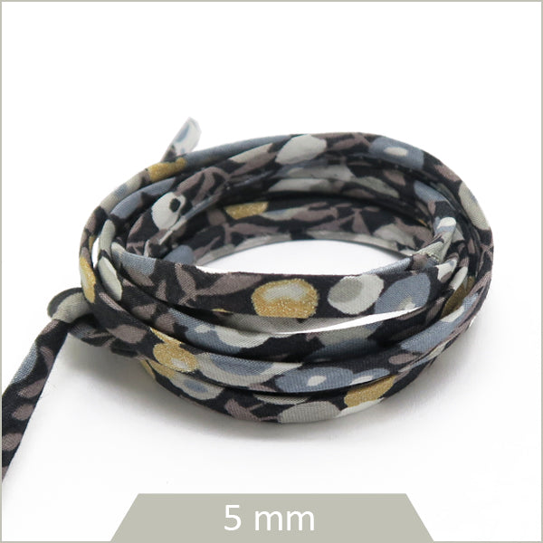 1 m de cordon Liberty 5mm Wiltshire Minerai Or scintillant