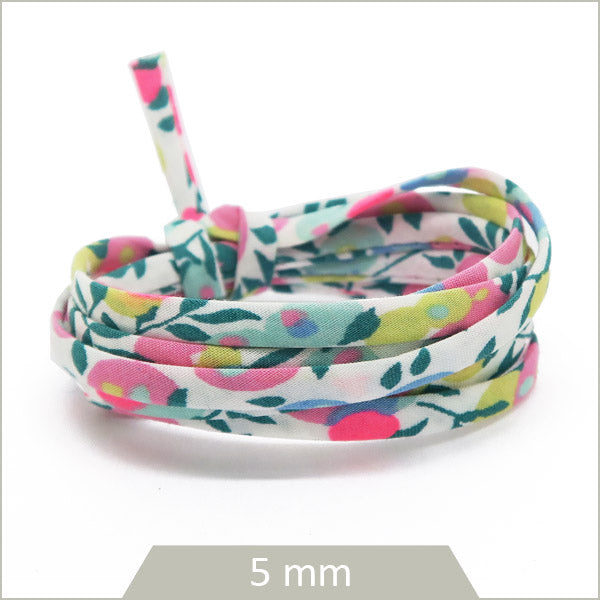 1 m de cordon Liberty Wiltshire Vahiné fluo
