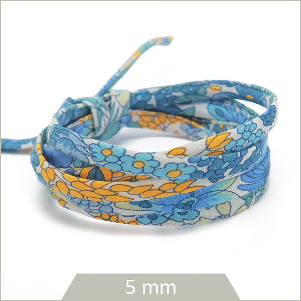 1 m de cordon Liberty Margaret Annie Tahiti fluo