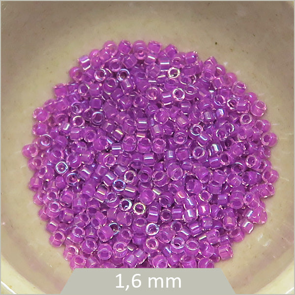 5g de perles Miyuki Delica 11/0, DB0073 violet orchidée