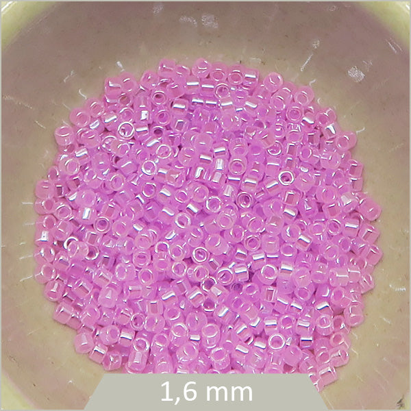 5g de perles Miyuki Delica 11/0, DB0248 rose persan