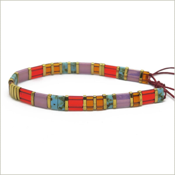 6g de mix de perles Tila bouquet OR