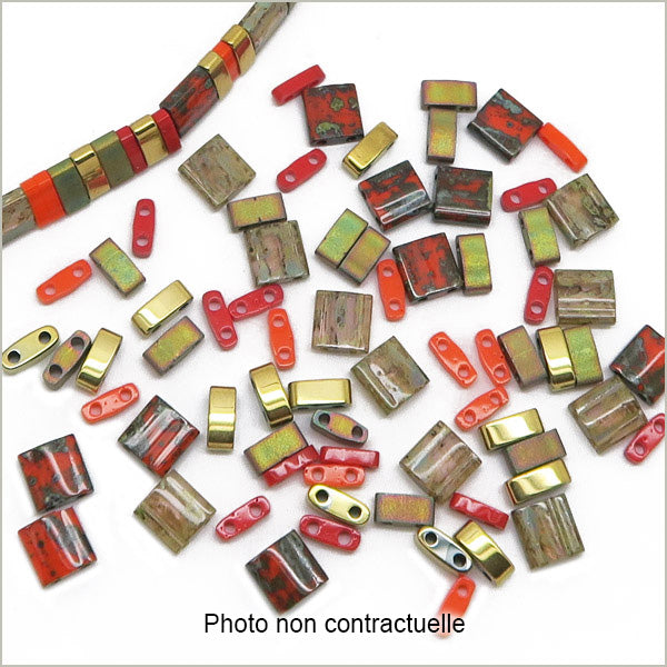 6g de mix de perles Tila Pétra