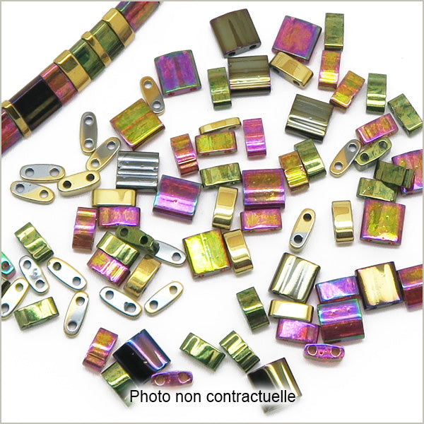 6g de mix de perles Tila Scarabée