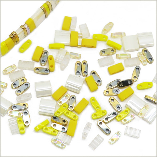 6g de mix de perles Tila Marguerite