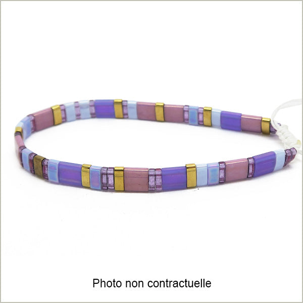 6g de mix de perles Tila iris