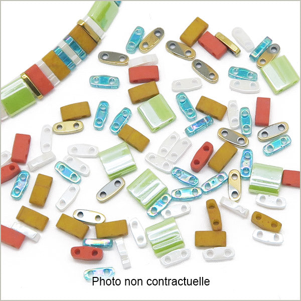 6g de mix de perles Tila Tulipe