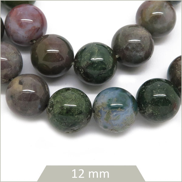 Perles d'agate indienne d'Afrique pour la création de bijoux naturels | Grimaldi