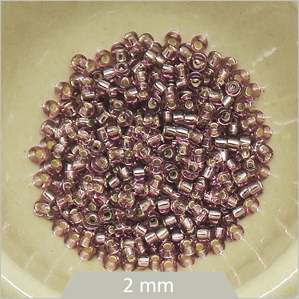 5g Rocaille Miyuki  11/0, 0012 Améthyste fumé