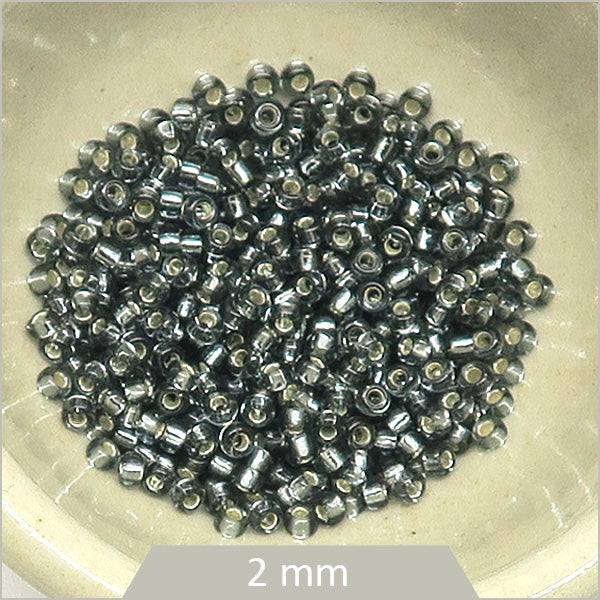 5g Rocaille Miyuki 11/0, 0021 gris argenté