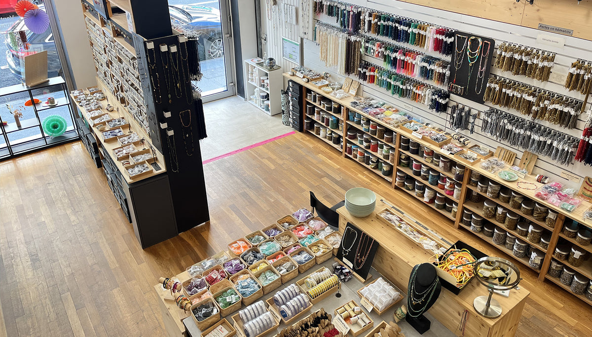 Boutique perles et apprêts à Lyon pour bijoux fantaisie