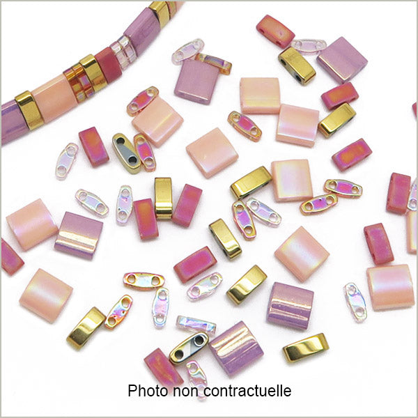 6g de mix de perles Tila féerique