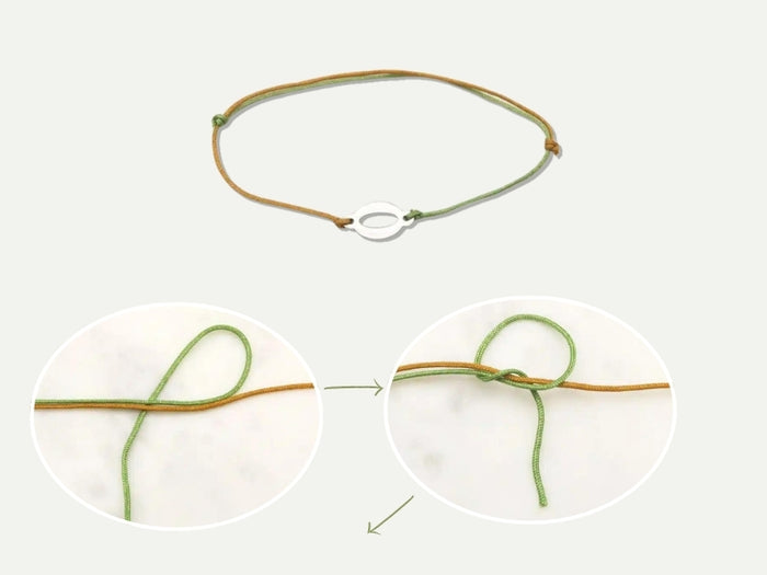 Tutoriel nœud coulissant pour bracelets, nœud de macramé