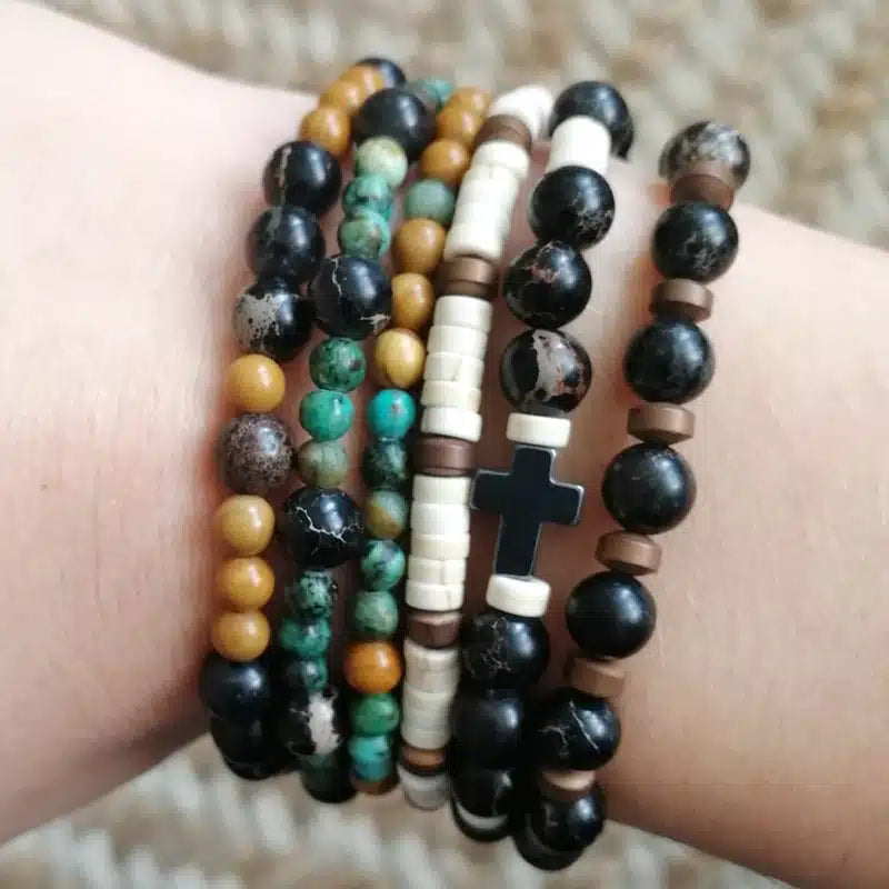 Mix bracelets pierres naturelles