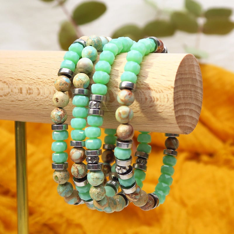 Boutique créer bracelet perles heishi et régalite