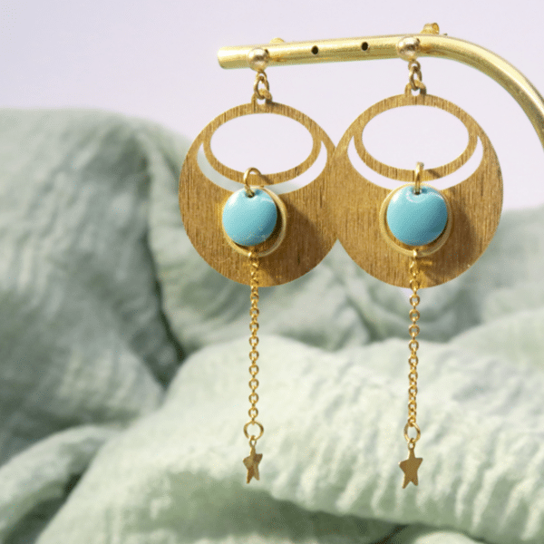 Idée DIY bijoux boucles d'oreilles