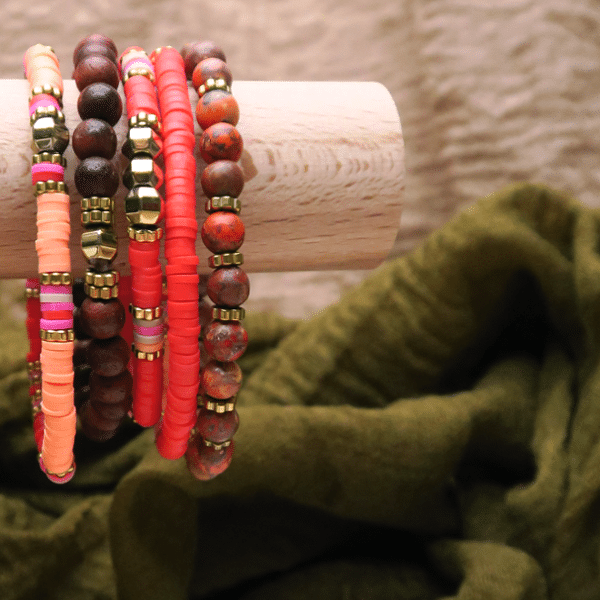 DIY bracelet perles heishi