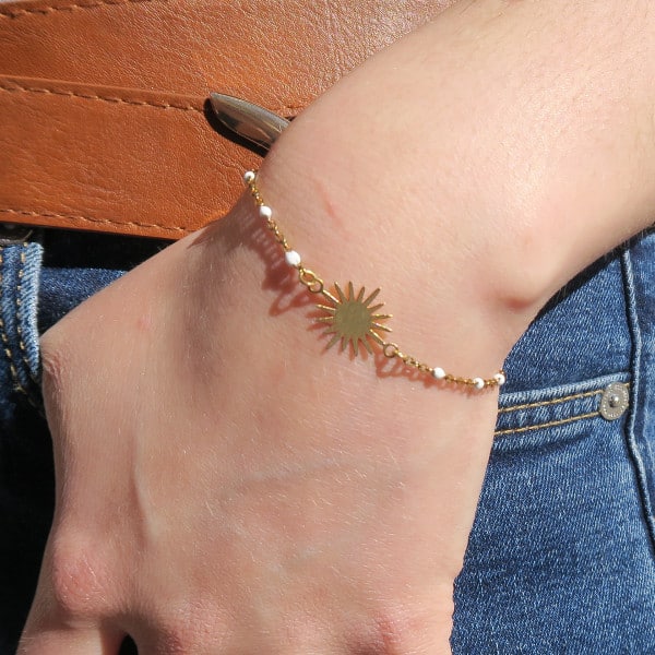 DIY bracelet chaine maille émaillée