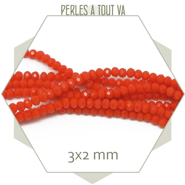 perles orange en gros