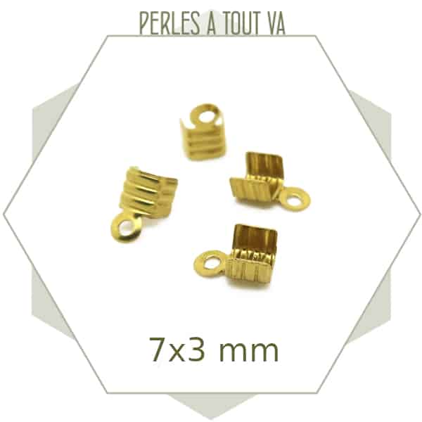 10 Embouts De Cordon Argentés Pour Bijoux - Fermoirs à Pousser, Fabrication De Colliers Et Bracelets