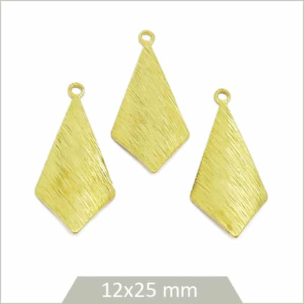 BENECREAT 12 Breloque Ruban De Sensibilisation Plaquée Or 18