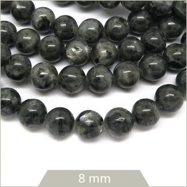 Perles labradorite noire