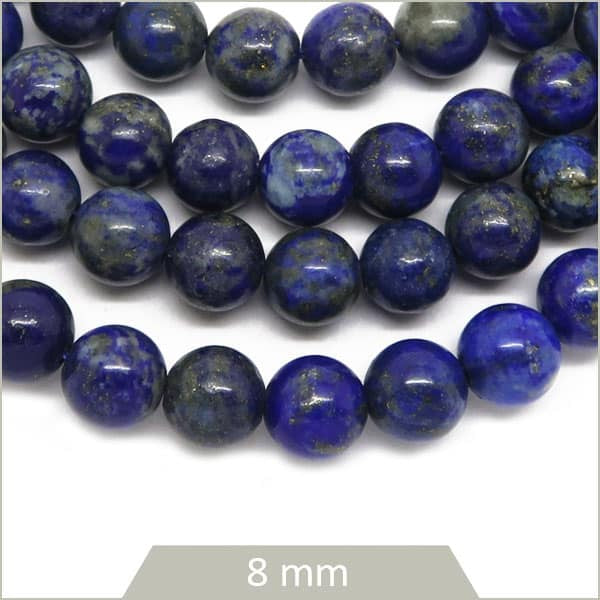Créer bijoux perles lapis lazuli