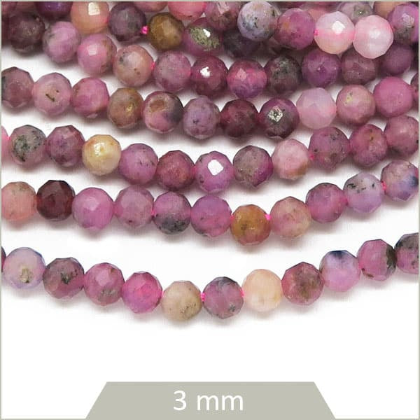 Fournisseur perles pierres naturelles rubis