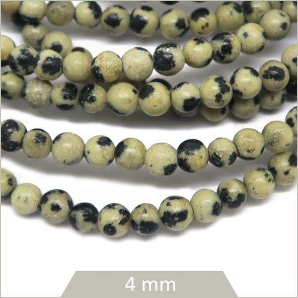 Boutique perles jaspe dalmatien
