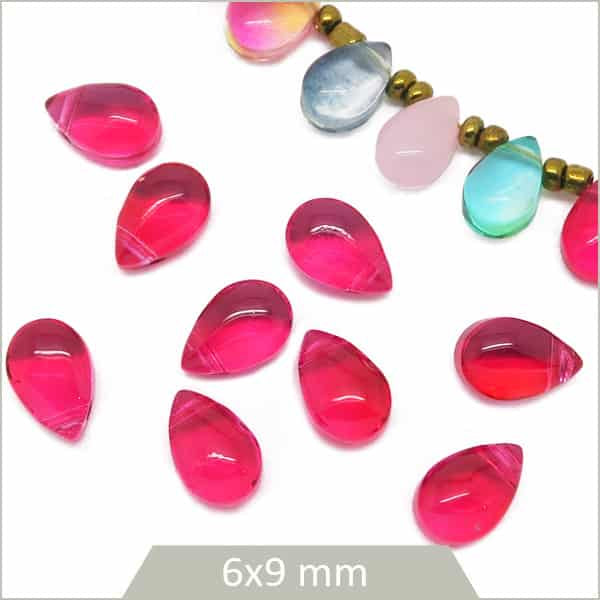 Créer un bijou avec des perles gouttes en verre