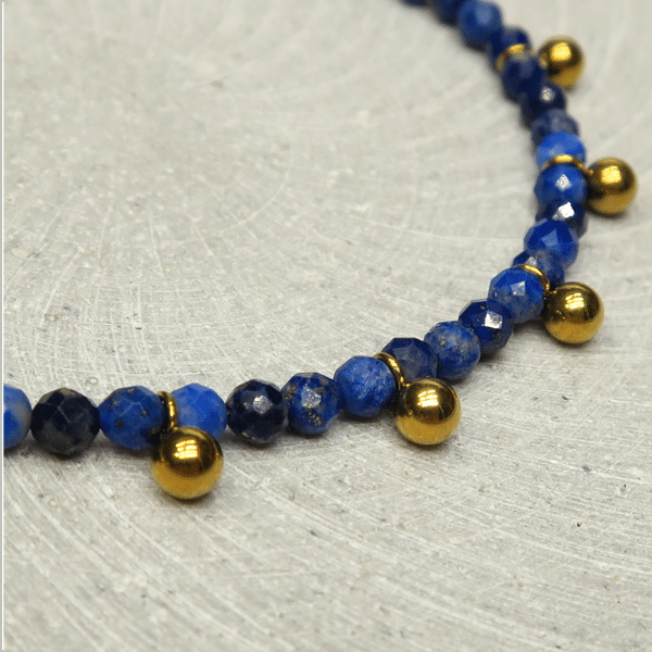 perles dorées pour bracelet
